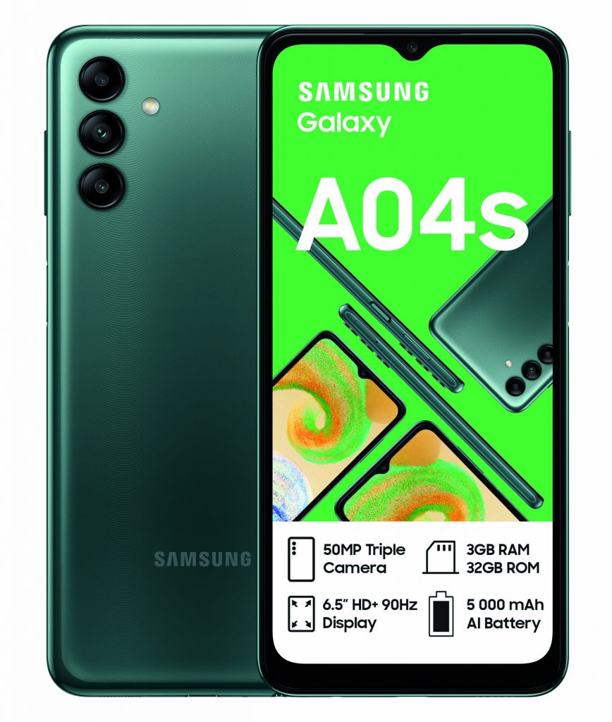The Samsung Galaxy A04s