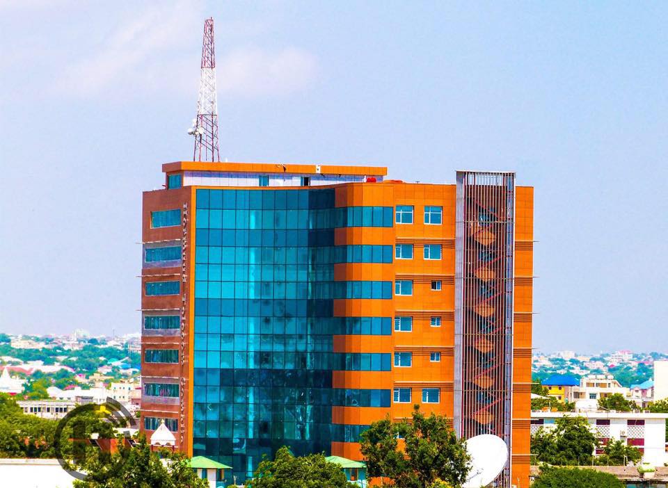 Hormuud Telecom offices in Mogadishu, Somalia.