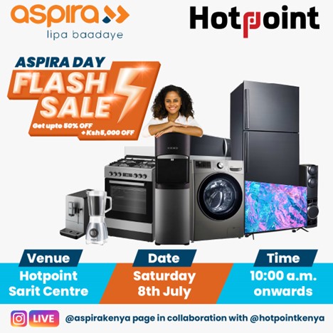 Buy Now Pay Later firm Aspira and Hotpoint have teamed up to launch the Aspira Day Mid-Year Flash Sale